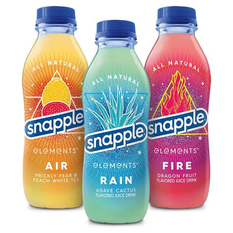 For some reason very few grocery stores seem to have them, but they're relatively common at gas stations and drugstores. . Elemental snapple